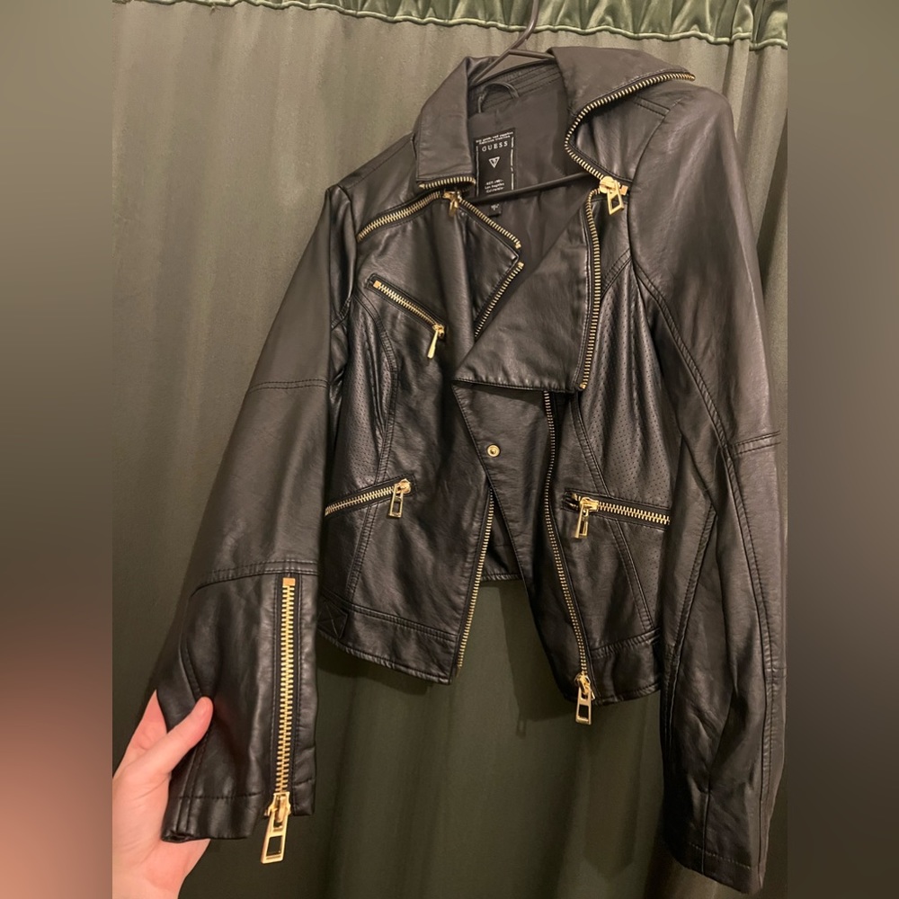 Faux Leather Jacket